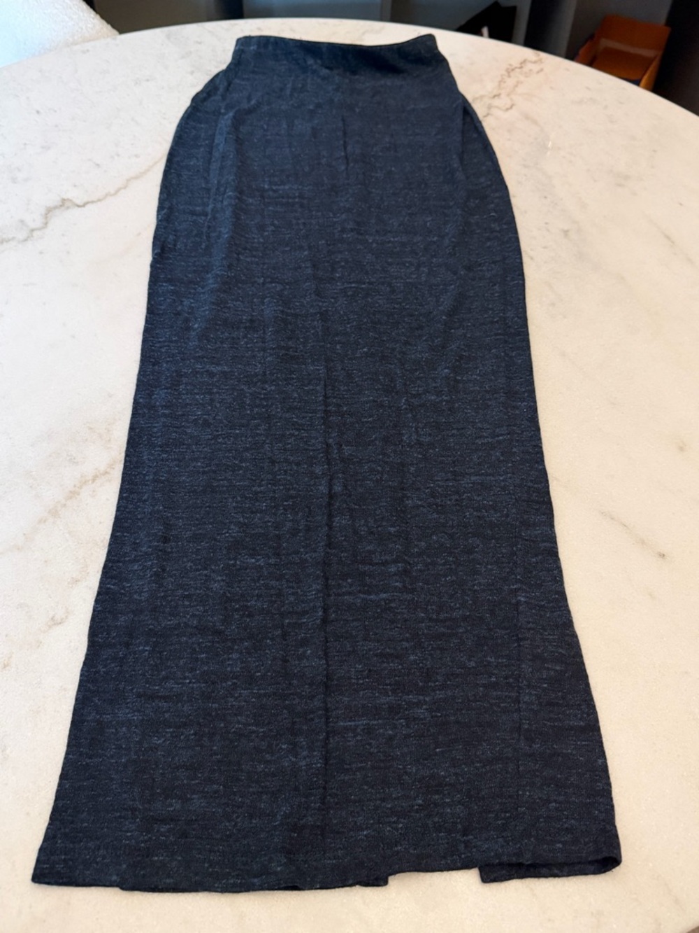 Zara Women's Ribbed Knit Pencil Midi Skirt - Picture 2 of 4